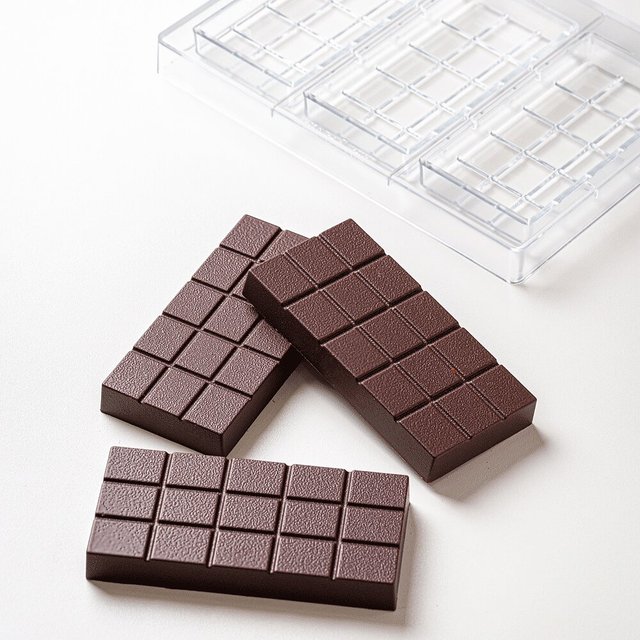 Obrázek produktu MA FORMA NA TABULKY - YUMMY (vhodná na Dubajskou čokoládu) 15,5x7,5x2cm, 3ks 250g