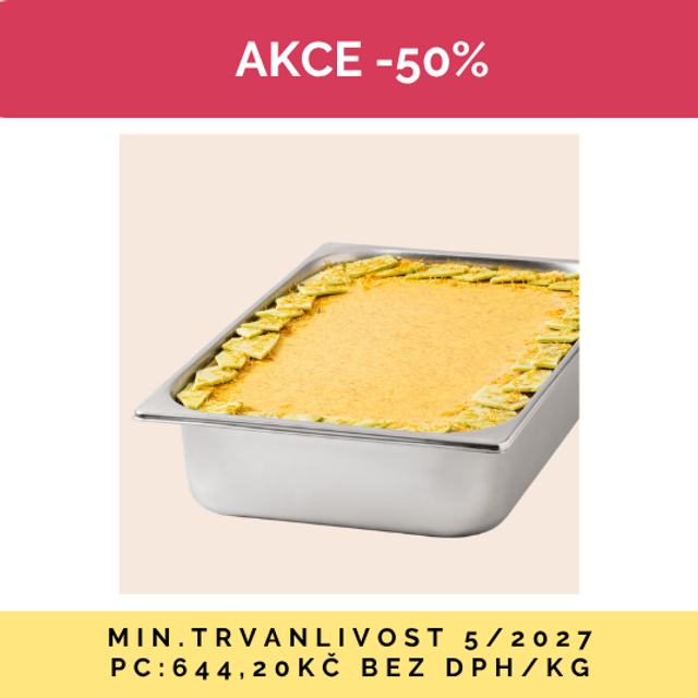 Obrázek produktu LEAGEL VARIEGATO BÍLÁ ČOKOLÁDA, KADAYIF A ŠAFRÁN 5 kg AKCE 50% dmt 5/27