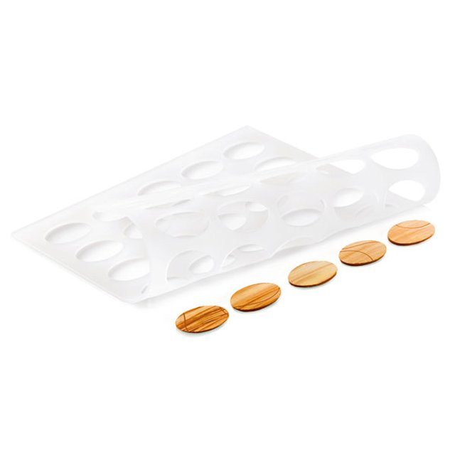 Obrázek produktu SIL ŠABLONA SILIKON - OVÁL 2,4x3,4cm 45ks