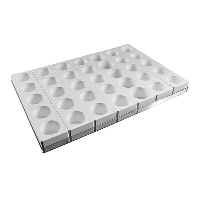 Obrázek produktu SIL FORMA SILIKON MULTIFLEX bílá - KOLEČKO 60/7 Ø60mm v.45mm 125ml 35ks