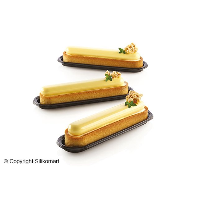 Obrázek produktu SIL KIT TARTE RING FORMA SILIKON A RÁFKY - ECLAIR 146x34mm v.20mm 6ks
