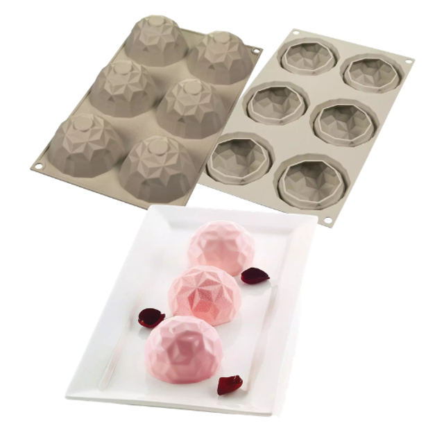 Obrázek produktu SIL FORMA SILIKON bílá - MINI GEMMA 110 Ø68mm v.42mm 110ml