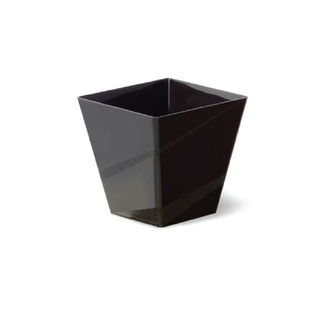 Obrázek produktu ALCAS Pohárek Deco 71x70mm 200ml černý 40ks