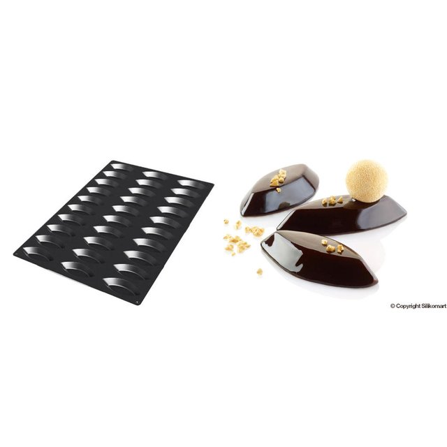Obrázek produktu SIL FORMA SILIKON černá - LODIČKA 105x45mm v.15mm 30ml 34ks
