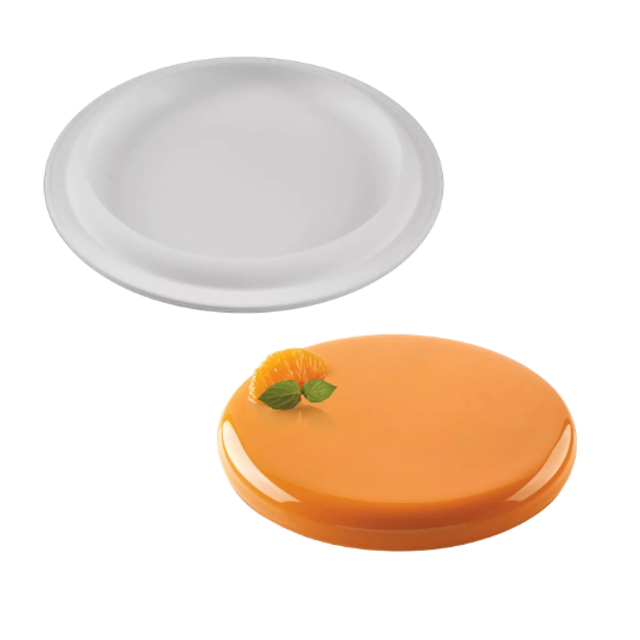 Obrázek produktu SIL FORMA SILIKON bílá - DECOR ROUND 400 pr.160mm v.20mm 400ml