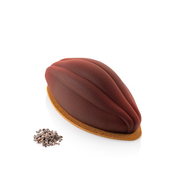 Obrázek produktu SIL FORMA SILIKON bílá - CACAO 700 197x99mm v.76mm + vykrajovátko 750ml