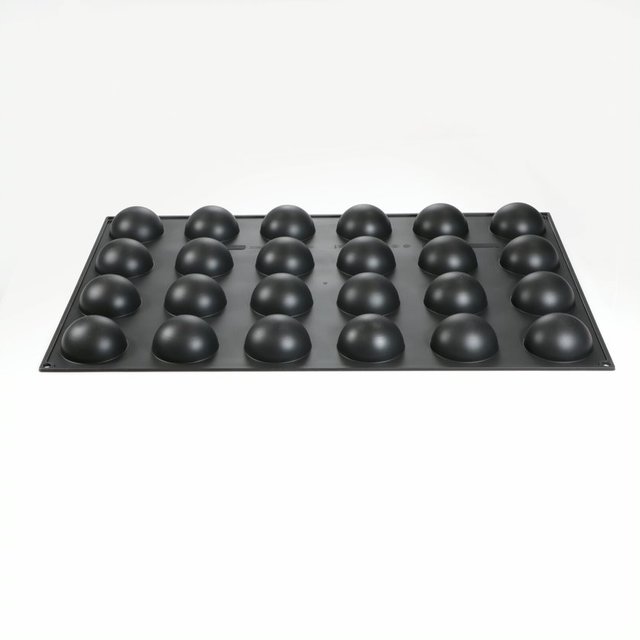 Obrázek produktu MA FORMA SILIKON černá - POLOKOULE Ø70mm v.35mm