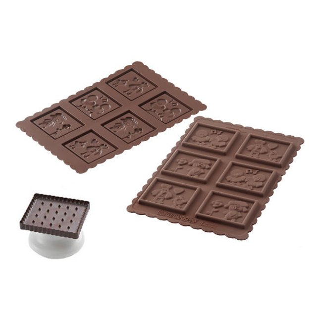 Obrázek produktu SIL FORMA SILIKON na SUŠENKY COOKIES - COUNTRY zvířátka (forma a vykrajovátko)