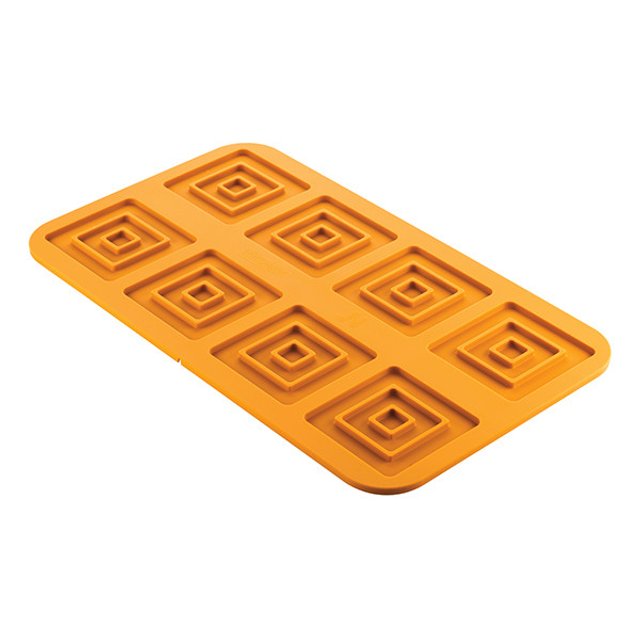 Obrázek produktu SIL FORMA SILIKON žlutá - QUADRATO 3.0- 5,6x5,6  9,8x9,8cm v.5mm