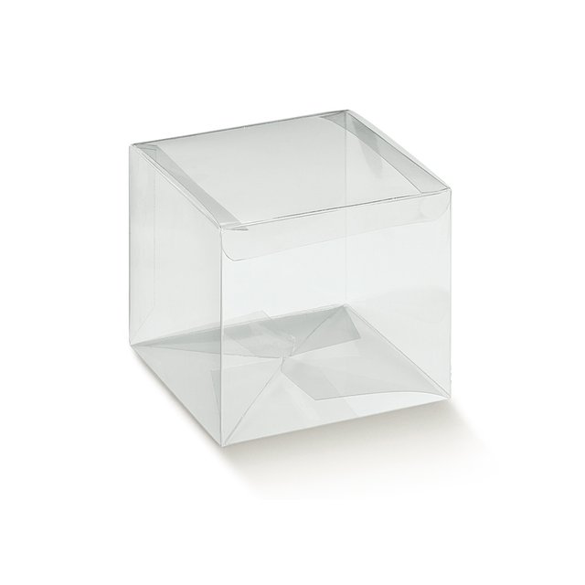 Obrázek produktu SC Krabice na dezert/monoporci plastová čirá 7x7x7cm 20x10ks (na objednávku)