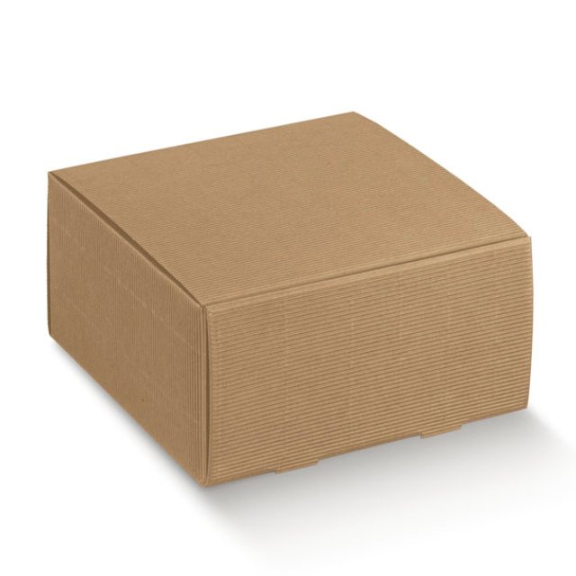 Obrázek produktu SC Krabice na dort hranatá přírodní AVANA 25x25x10cm 5x10ks