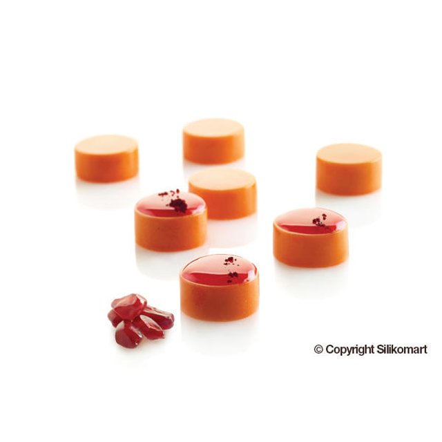 Obrázek produktu SIL FORMA SILIKON bílá - MICRO ROUND 5 (kolečko) Ø24mm v.12mm 5ml