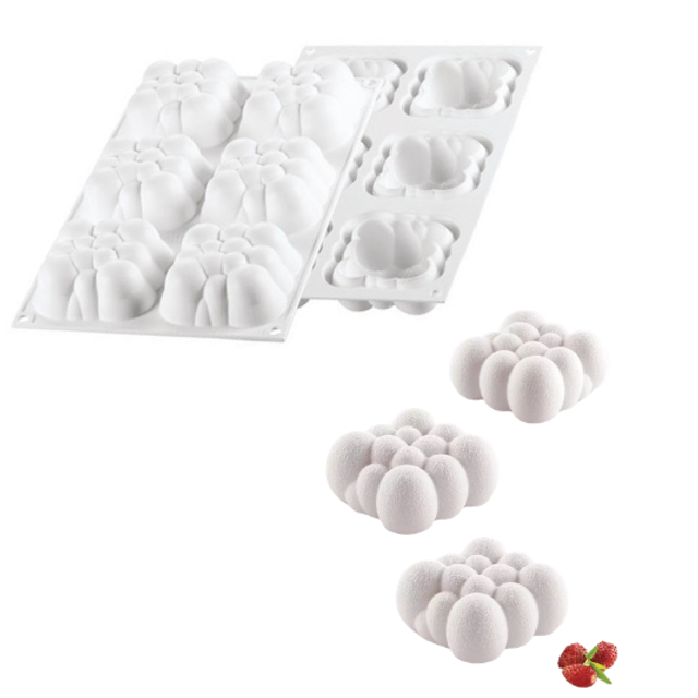 Obrázek produktu SIL FORMA SILIKON bílá - CLOUD 120 71x71mm v.34mm 120ml