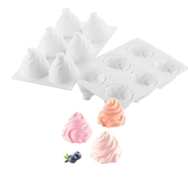 Obrázek produktu SIL FORMA SILIKON bílá - CHANTILLY 120 6xpr.73mm v.65mm 120ml