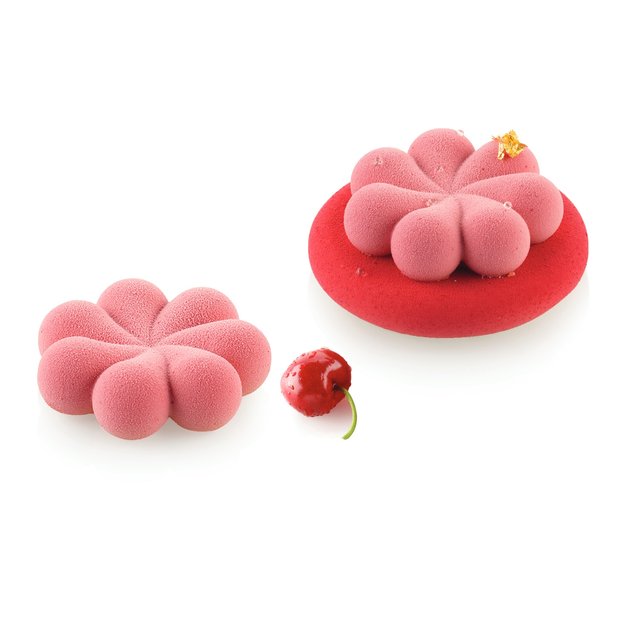Obrázek produktu SIL FORMA SILIKON bílá - BLOSSOM 45 ø67 v. 20mm, 8ks