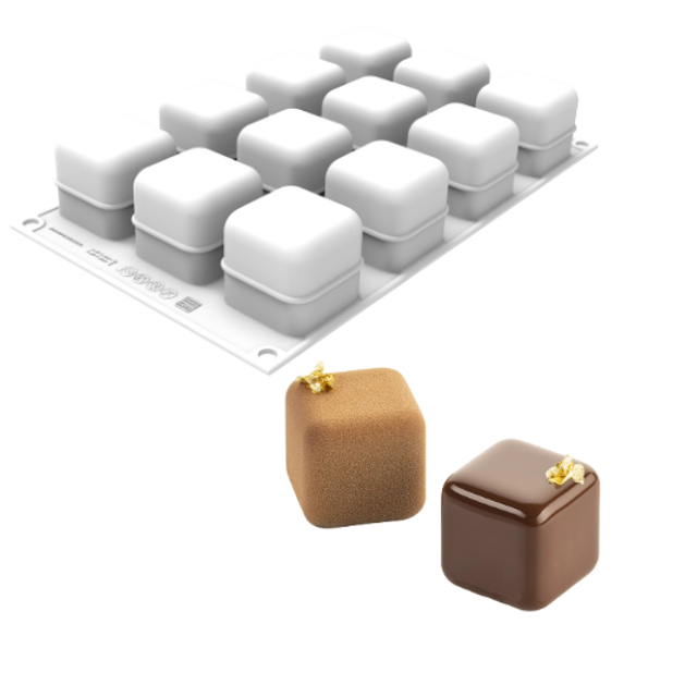 Obrázek produktu SIL FORMA SILIKON bílá - CUBO3D 85 45x45mm v.45mm 85ml