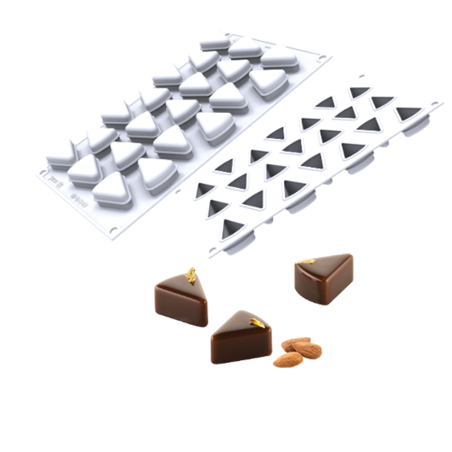 Obrázek produktu SIL FORMA SILIKON bílá - SLICE XS (kus dortu) 14 3,8,2x3,1cm v.2cm 14ml