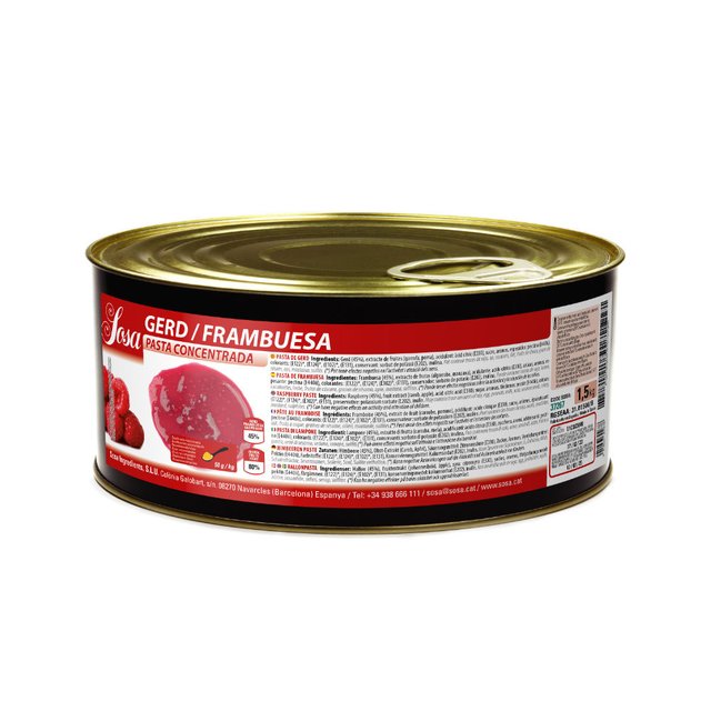 Obrázek produktu SOSA Pasta MALINA 45% 1,5kg