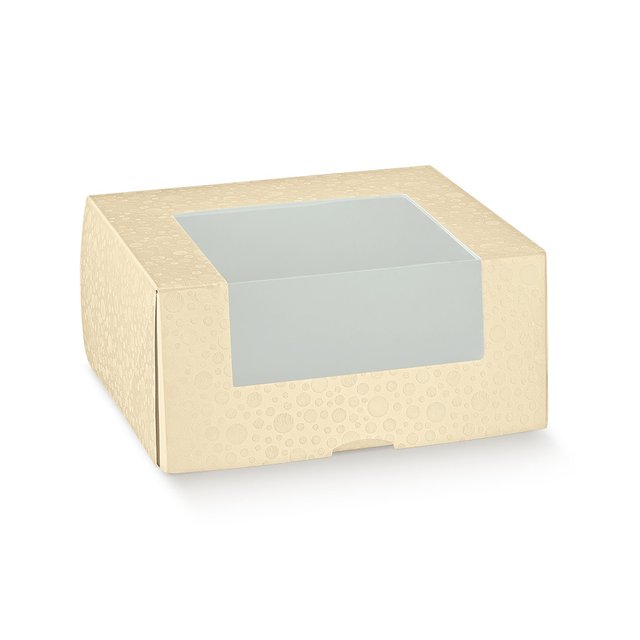 Obrázek produktu SC Krabice s okénkem potisk SFERE CREMA 27x27x10 cm