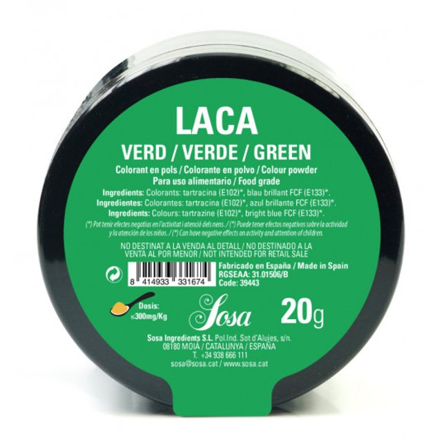 Obrázek produktu SOSA BARVA V PRÁŠKU rozpustná v tucích ZELENÁ LAK 20g