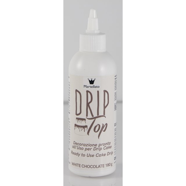 Obrázek produktu MA DRIPTOP BÍLÁ ČOKOLÁDA - hotová poleva na dortové stékance 180g (na objednávku)