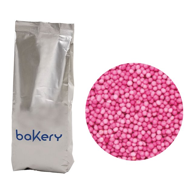 Obrázek produktu DECO CUKROVÉ ZDOBENÍ KULIČKY RŮŽOVÉ mini 1kg