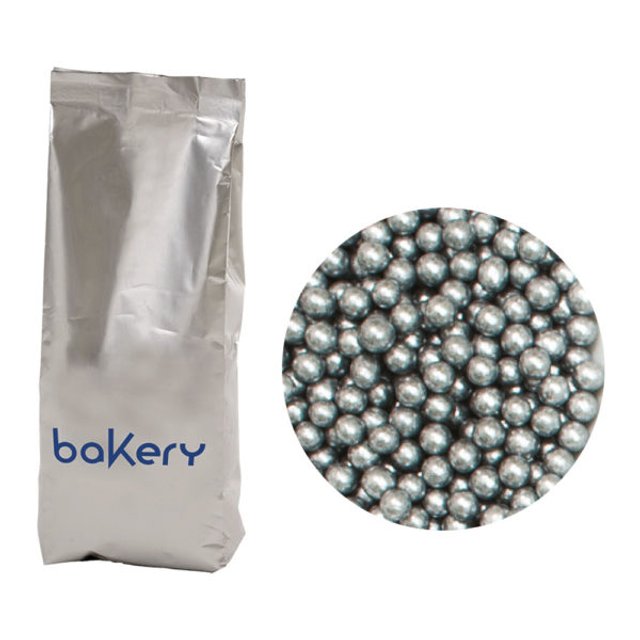 Obrázek produktu DECO CUKROVÉ ZDOBENÍ KULIČKY STŘÍBRNÉ (perly) 1kg