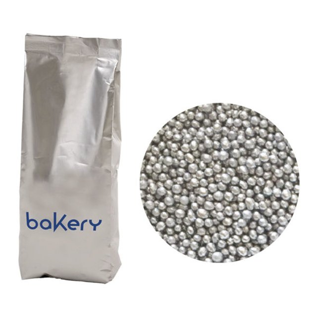 Obrázek produktu DECO CUKROVÉ ZDOBENÍ KULIČKY STŘÍBRNÉ  mini 1kg - již se nevyrábí