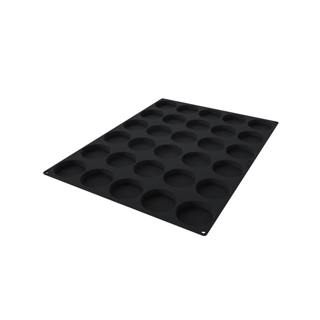 Obrázek produktu SIL FORMA SILIKON černá - KULATÝ VKLAD Ø80mm v.1,2mm 56ml