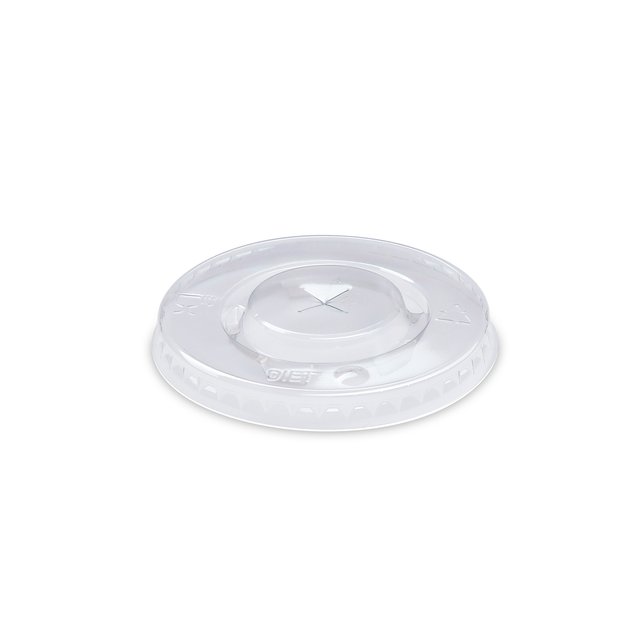 Obrázek produktu W Víčko na kelímek tříšť s otvorem křížovým pr. 90mm (vhodné na 12,16,20 oz) 50x100ks BÍLÉ