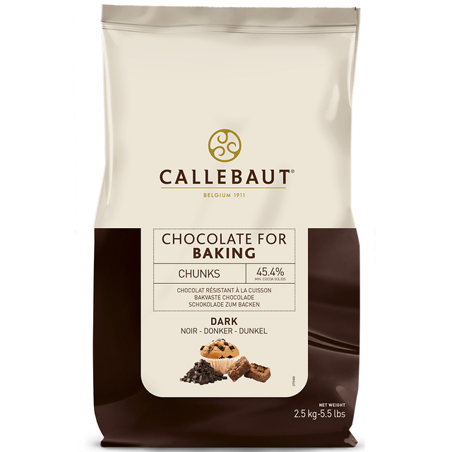 Obrázek produktu C ČOKOLÁDOVÉ CHUNKS HOŘKÉ kousky hořké čokolády k zapékání 2,5 kg