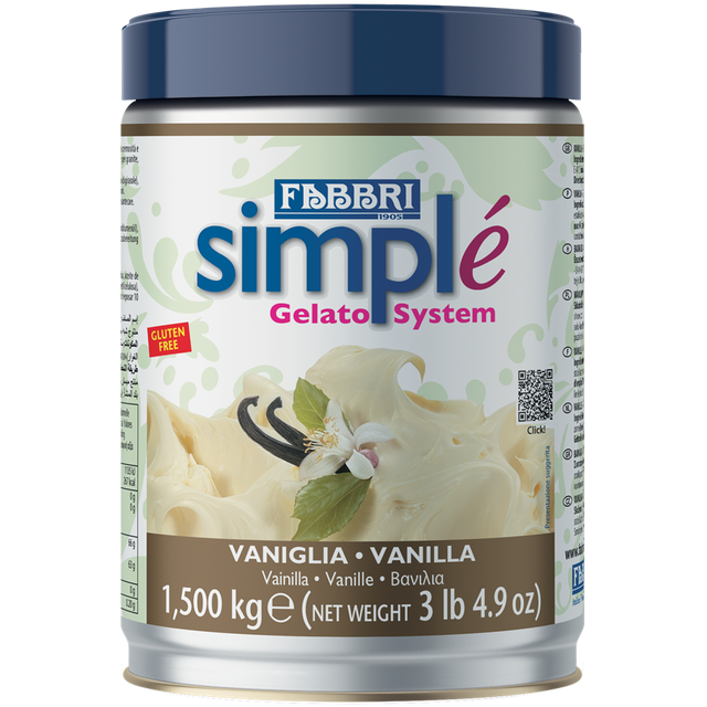 Obrázek produktu FABBRI SIMPLE VANILKA 8x1,5 kg