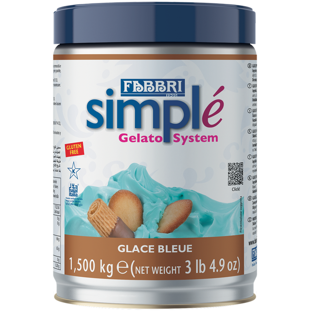 Obrázek produktu FABBRI SIMPLE GLACE BLU 8x1,5 kg