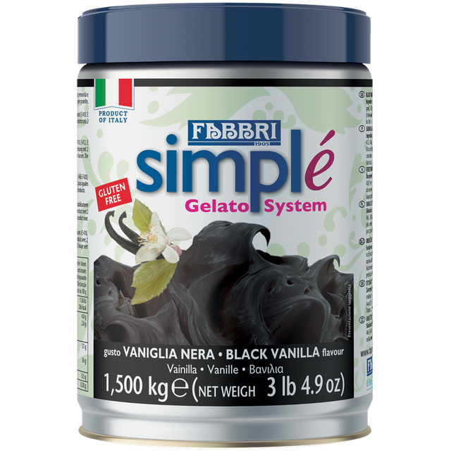 Obrázek produktu FABBRI SIMPLE ČERNÁ VANILKA 8x1,4 kg