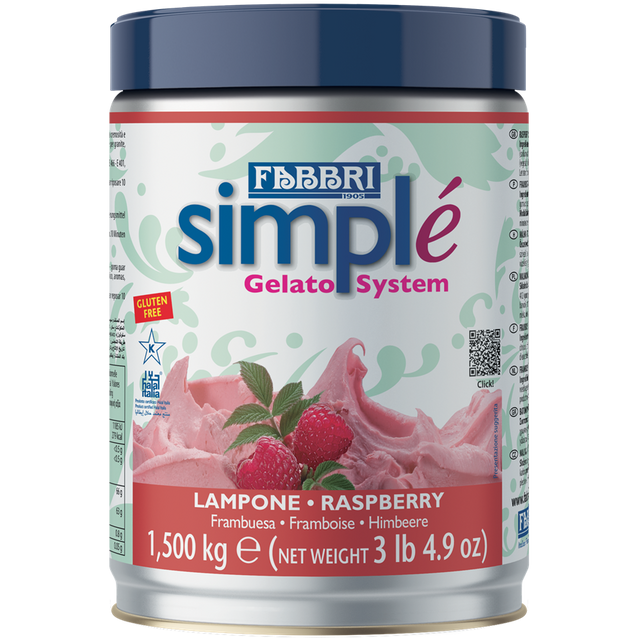 Obrázek produktu FABBRI SIMPLE MALINA (LAMPONE) 8x1,5 kg