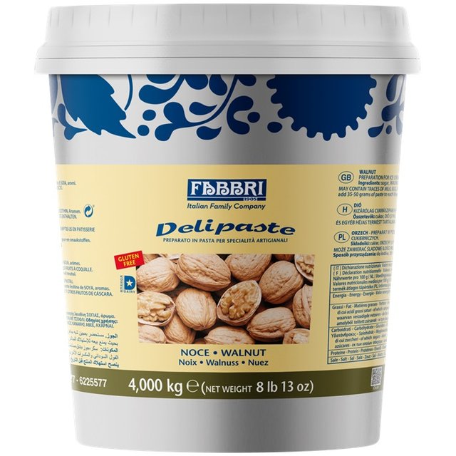 Obrázek produktu FABBRI Delipaste VLAŠSKÝ OŘECH (walnut) 3x4kg