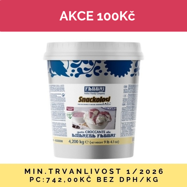 Obrázek produktu FABBRI Snackoloso AMARENA CROCCANTE 3x3,8kg AKCE SE SLEVOU