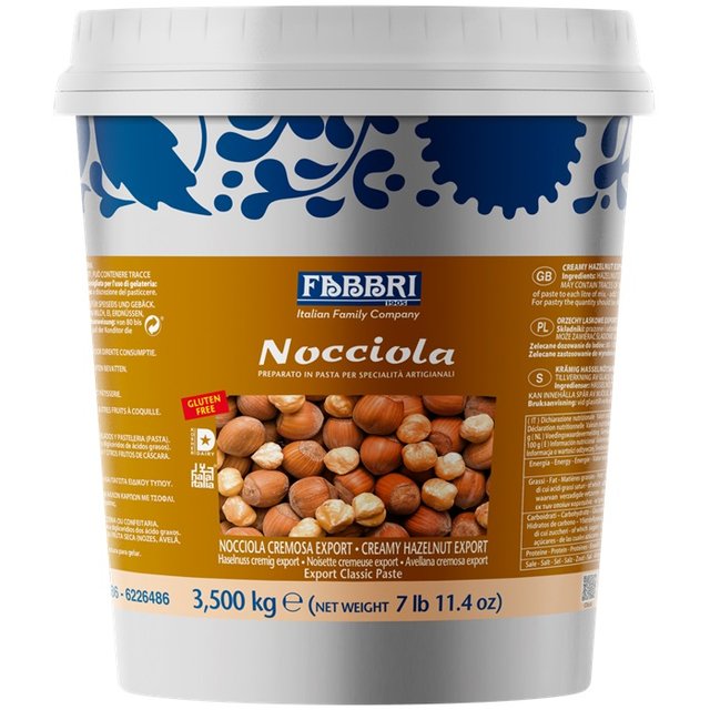 Obrázek produktu FABBRI Delipaste LÍSKOVÝ OŘECH export gr. 3x3,5kg