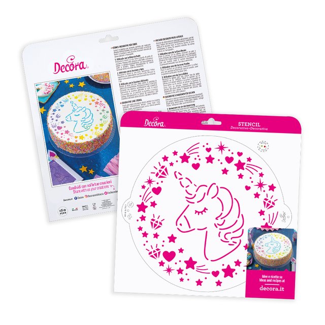 Obrázek produktu DECO ŠABLONA JEDNOROŽEC pr.25cm