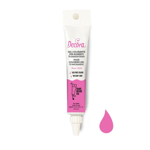 Obrázek produktu DECO Barva gelová růžová (pink) 14g