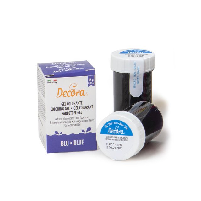 Obrázek produktu DECO Barva gelová modrá (blue) 28g - DOPRODEJ