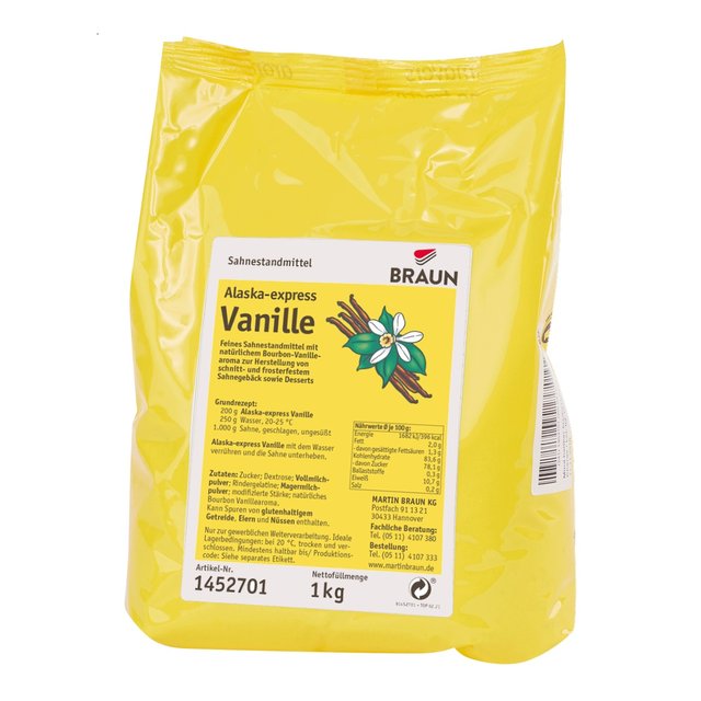 Obrázek produktu BRAUN ALASKA EXPRES vanilka 5x1kg