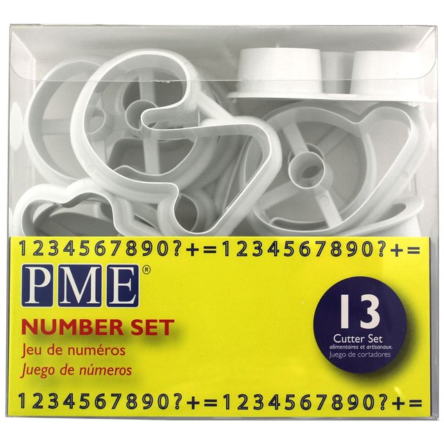 Obrázek produktu PME VYKRAJOVÁTKA SADA číslic 13ks SE SLEVOU 50%