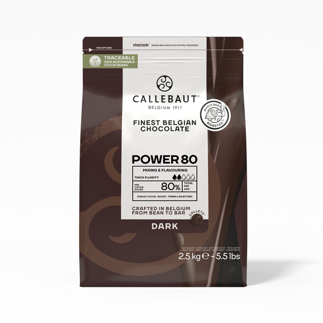 Obrázek produktu C ČOKOLÁDA POWER 80 HOŘKÁ 80% 8x2,5 kg
