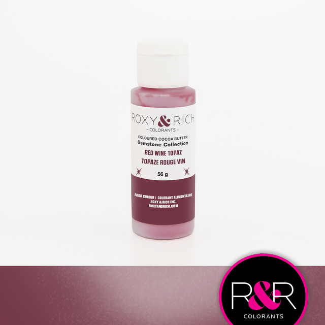 Obrázek produktu RR KAKAOVÉ MÁSLO třpytivé - červené Gemstone Red Wine Topaz 56g