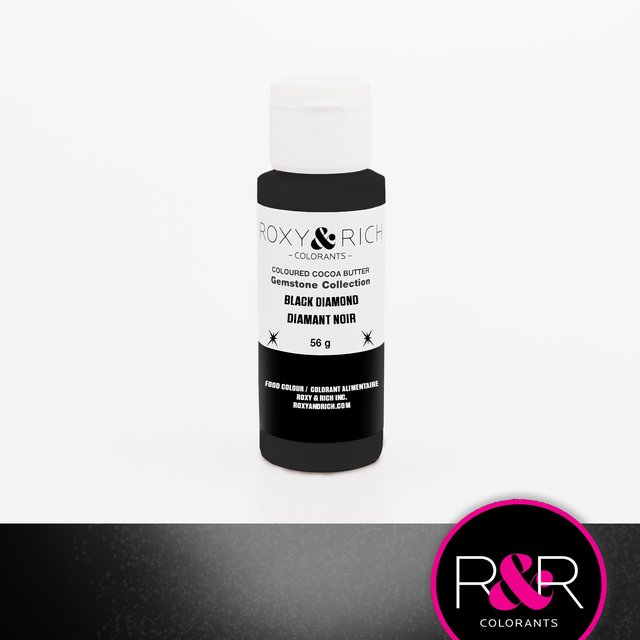 Obrázek produktu RR KAKAOVÉ MÁSLO třpytivé - černé Gemstone Black Diamond 56g