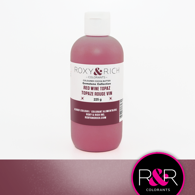 Obrázek produktu RR KAKAOVÉ MÁSLO třpytivé - červené Gemstone Red Wine Topaz 225g - SLEVA 20%