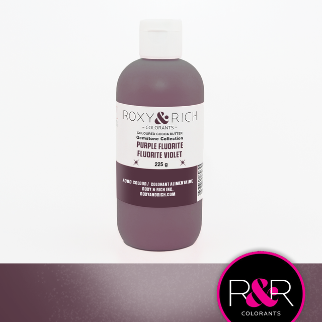 Obrázek produktu RR KAKAOVÉ MÁSLO třpytivé - fialové Gemstone Purple Fluorite 225g - SLEVA 20%