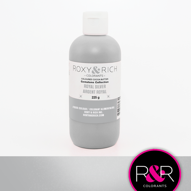 Obrázek produktu RR KAKAOVÉ MÁSLO třpytivé - stříbrné Gemstone Royal Silver 225g