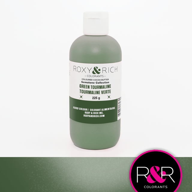Obrázek produktu RR KAKAOVÉ MÁSLO třpytivé - zelené Gemstone Green Tourmaline 225g
